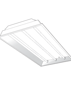 Máng Đèn Âm Trần Sơn Tĩnh Điện Có Tấm Che BALLAST Mặt Sau - FAP/T