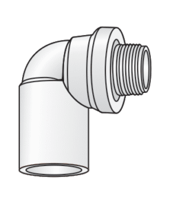 Nối Góc 90 Độ Ren Ngoài (Ren Đồng)