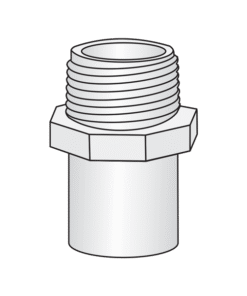 Nối Thẳng Ren Ngoài (Nhựa)