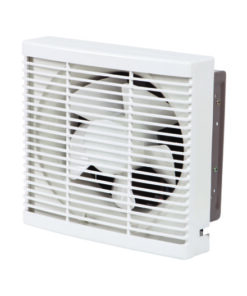 SSB20BS - Quạt Thông Gió Gắn Tường 2 Chiều - Lá Gió Mở Bằng Công Tắc - Loại Có Màn Che