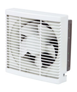 SSB25BS - Quạt Thông Gió Gắn Tường 2 Chiều - Lá Gió Mở Bằng Công Tắc - Loại Có Màn Che