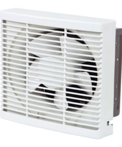 SSB30BS - Quạt Thông Gió Gắn Tường 2 Chiều - Lá Gió Mở Bằng Công Tắc - Loại Có Màn Che