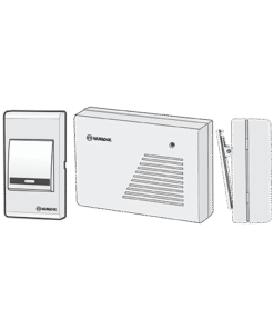 Chuông Dùng Pin Không Dây 2 Kiểu Âm 2x1.5V F118