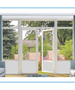 Cửa Đi 2 Cánh Mở Ngoài Khung Nối Có Khoang Cố Định - Có Vách